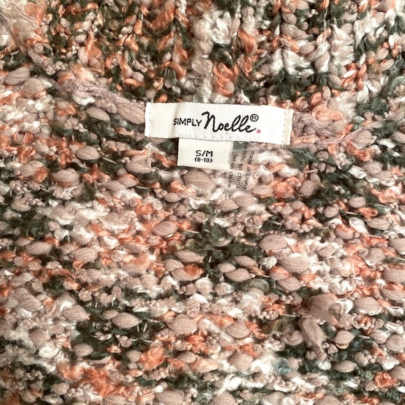 SIMPLY NOELLE Women’s L/S Sweater Color Jacket Fringe Bottom Size S/M (8-10) NEW - Picture 10 of 16